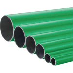 Trubky z hliníku - zelená barva