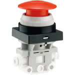 Manuální ventily VM100F 3/2, se spojkami