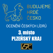 Naše firma se umístila v soutěži mezi lídry Plzeňského kraje!